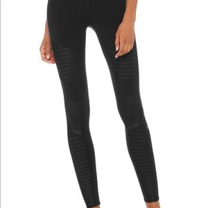 Alo High wasted Moto leggings Black